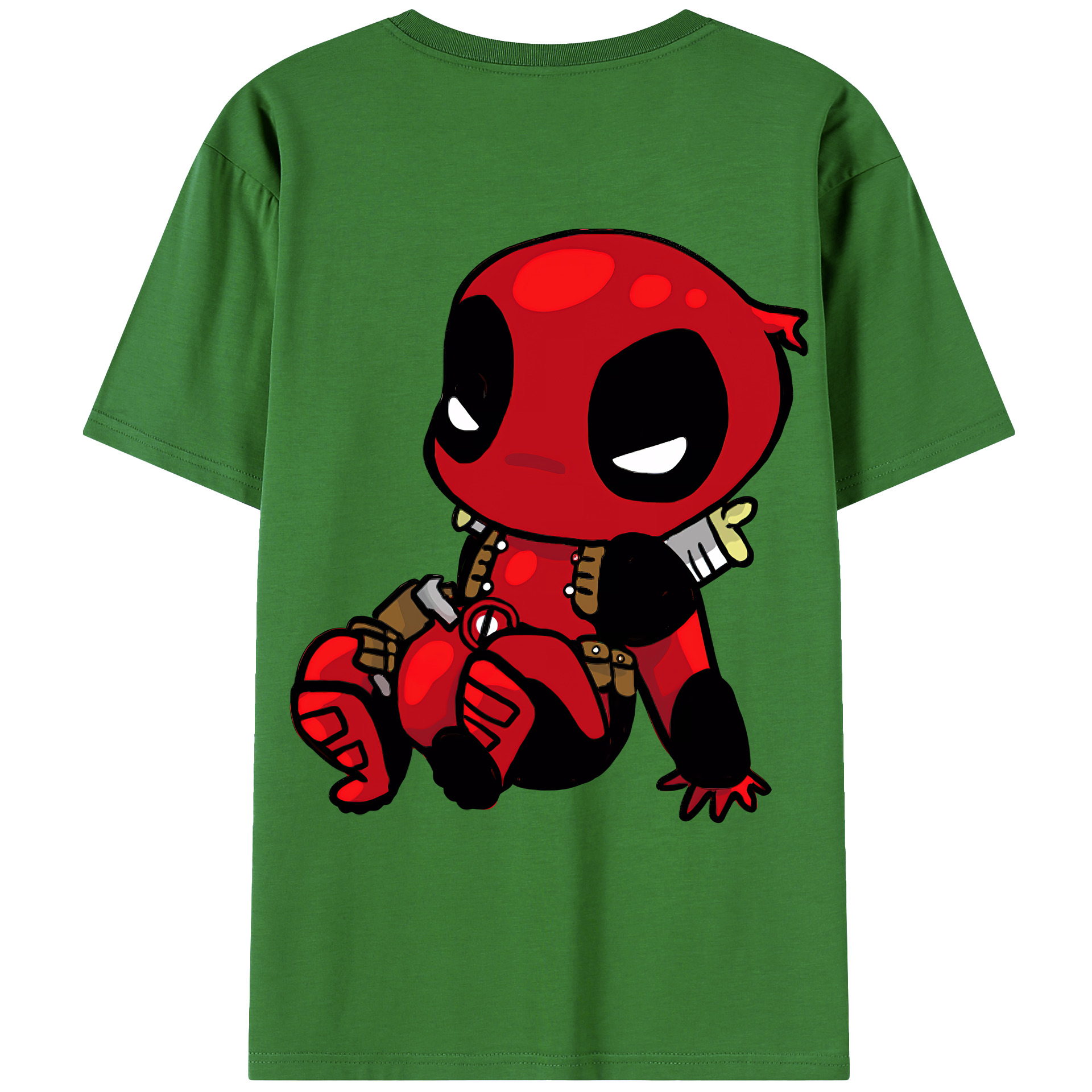 （画像用） Deadpool デッドプール レディース半袖Tシャツ(バックプリント)